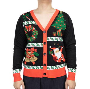 Suéter de invierno con logotipo personalizado para hombre, prendas de punto informales con cremallera, jersey de moda, chándal gráfico, suéter de punto, chaqueta de carreras Vintage - Product Image 2