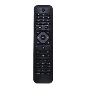 フィリップス用IRスマートリモコンTVスマート液晶LED HDコントローラースマートTVテレビ46ボタン付きユニバーサルリモコン