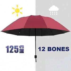 Parapluie pliable manuel personnalisé avec logo, en tissu pongé 190T, pour cadeaux d'affaires, promotions et événements marketing - Product Image 6