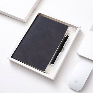 Cuaderno de Cuero con Tapa Blanda A5 Personalizado con Logotipo Grabado, Set de Regalo para Oficina o Escuela, Cuaderno con Set de Bolígrafos, Venta al Por Mayor - Product Image 6