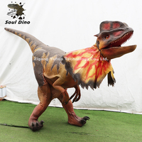 Costume de dinosaure réaliste personnalisé de différents types pour les parcs d'attractions ou les spectacles pour les parcs d'aventure