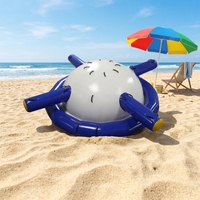 Floating Spinner Disco Boat Towable Inflatable Saturn Rocker Floating Toy for Water Play
