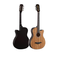 Guitare acoustique en acajou de 38 pouces, prix de gros, haute qualité