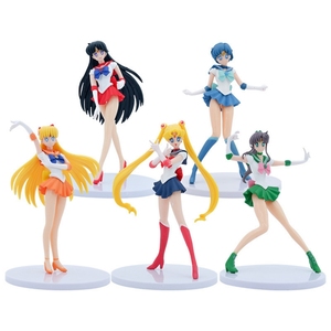 Lot de 5 figurines <span class=keywords><strong>Sailor</strong></span> <span class=keywords><strong>Moon</strong></span>, figurines d'anime japonais en PVC, figurines d'action <span class=keywords><strong>Sailor</strong></span> <span class=keywords><strong>Moon</strong></span> pour collection, jouets modèles - Product Image 1