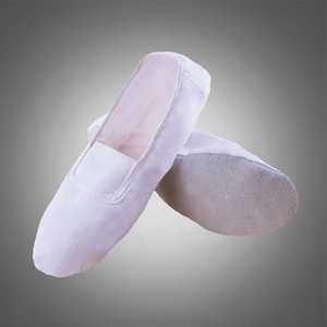<span class=keywords><strong>Scarpe</strong></span> da <span class=keywords><strong>ginnastica</strong></span> <span class=keywords><strong>bianche</strong></span> Unisex per bambini con suola morbida per adulti in tela per danza classica Yoga - Product Image 1