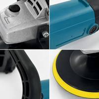 Polisseuse rotative électrique portative sans fil pour pare-chocs de voiture, qualité industrielle, polissage humide, détails métalliques et verre, 1200W, 7 pouces
