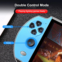 Konsol Game Genggam Classic X12-Puls 7-Inci Layar Warna 1080P PSP3000 2-Rocker Sistem Operasi Linux Rockchip RK3326 2500mAh Tanpa Game