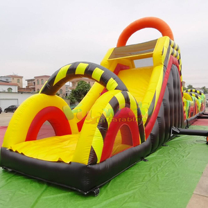 Château gonflable commercial d'extérieur pour fêtes, parcours d'obstacles gonflable avec capacité de 1000 kg et garantie de 3 ans, en vente en gros - Product Image 4