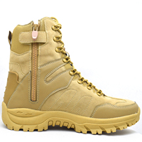 Bottes tactiques de combat respirantes pour hommes 2026 avec fermeture éclair, idéales pour le travail en extérieur et la chasse en été comme en hiver