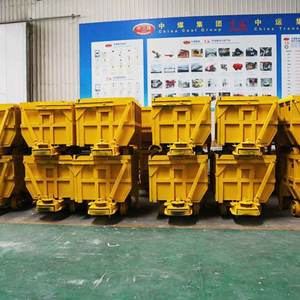 Vagons miniers à déchargement latéral Mcc1.2-6 à rail courbé, utilisés pour la métallurgie, l'exploitation minière et les mines de charbon - Product Image 4