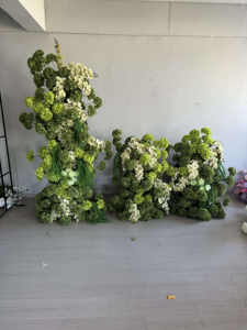 Bunga menara kue merah muda buatan tangan kualitas tinggi Set lengkungan klakson bunga untuk dekorasi pesta ulang tahun - Product Image 5