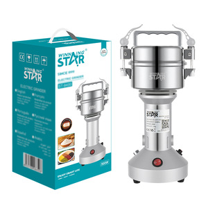 Winning Star Electric <b>Grinder</b> 500W Stainless Steel Mini Grinding Machine for Coffee Spices <b>Herbs</b> Grains - Product Image 1