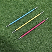 SwingPerfect Golf Putting Gate 3 Pack Arche de putting en métal flexible avec ligne de départ et contrôle de la vitesse, aide à l'entraînement portable pour intérieur et extérieur
