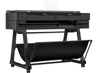Plotter de Formato Grande Inalámbrico H P DesignJet T850 de 36 Pulgadas, Impresora CAD Multifuncional de Inyección de Tinta con Tinta de Pigmento, Automática, Nueva Condición