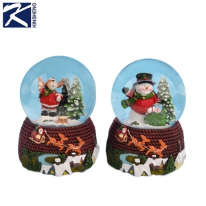 Caja de música personalizada, recuerdo de Navidad, muñeco de nieve, globo de nieve, navidad - Product Image 3