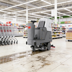 Nettoyeur <span class=keywords><strong>de</strong></span> sols industriel autoporté CleanHorse X8, nouvelle génération, faible bruit, pour le <span class=keywords><strong>nettoyage</strong></span> des interstices, avec pistolet à eau, idéal pour les couloirs d'hôpitaux - Product Image 3