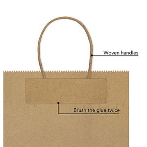 Bolsa de Compras de Papel Kraft de Buena Calidad a Buen Precio con Asas Retorcidas - Product Image 4