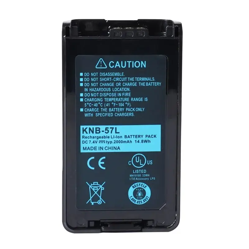 KNB-57L Knb57l Kenwood Originele Oplaadbare Batterij Vervanging Hoge Capaciteit Batterij Voor Twee Weg Radio