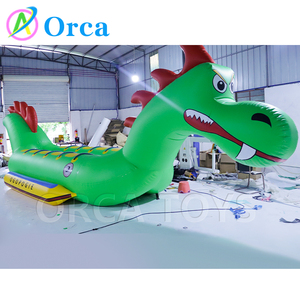 Inflables para Deportes Acuáticos, Bote Inflable Gigante con Forma de Dragón de 97 cm, Bote Inflable con Forma de Dinosaurio, Bote Disco Remolcable, Botes Banana Gigantes - Product Image 6