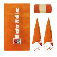 Serviette de plage moelleuse, compacte, à séchage rapide, douce et absorbante, 100% coton éponge, serviette de plage et de piscine