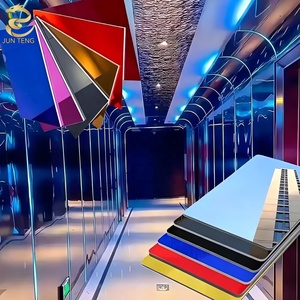 豪华环保竹炭木单板PVC WPC墙板防水镜面板，适用于家庭酒店内墙 - Product Image 5
