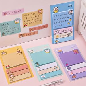 Bloc-notes adhésifs Kawaii, blocs-notes mémo, papeterie de bureau et scolaire, autocollants adhésifs, bloc-notes personnalisés - Product Image 1