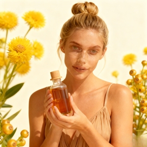 Extracto de Planta de Grado Cosmético, Líquido Puro Marrón Oscuro, Antienvejecimiento, Reafirmante para el Rostro, Calmante, Equilibra la Piel - Product Image 1