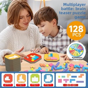 <span class=keywords><strong>Gioco</strong></span> di Puzzle Multiplayer con Combattimento Intelligente, Sfida Rapida Educativa in Plastica per Bambini dai <span class=keywords><strong>5</strong></span> ai 7 <span class=keywords><strong>Anni</strong></span>, Interattivo Genitore-Figlio - Product Image 3