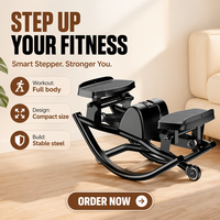 Máquina de step en forma de U para el hogar, máquina de caminar multifunción, equipo de entrenamiento de piernas