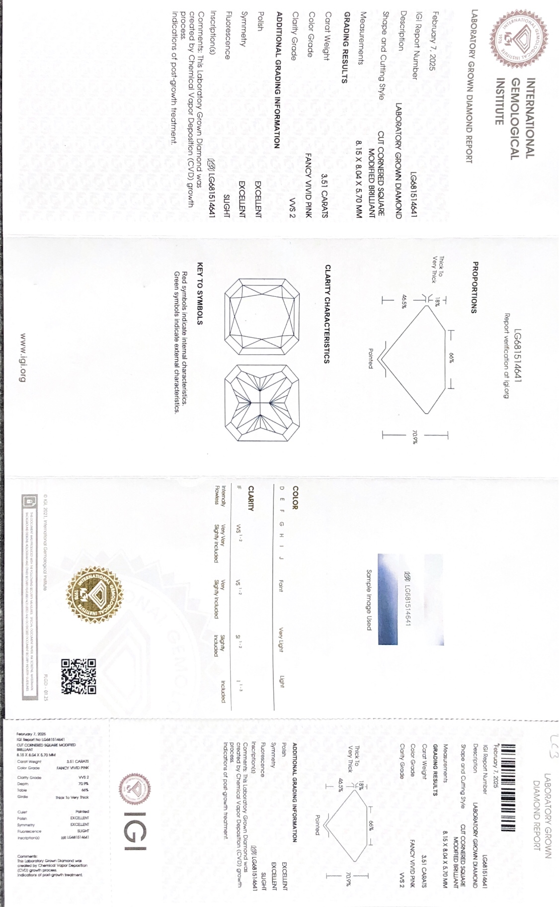 vvs1 lab diamond