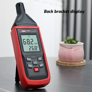 TASI TA8171 Hygromètre numérique multi-températures Thermomètre en plastique portable précis avec support ODM - Product Image 4