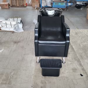 Sillón de Lavacabezas Moderno para Salón de Belleza, Unidad de Lavado de Cabello con Respaldo, Estación de Lavado para Barbería - ¡Gran Oferta! - Product Image 5