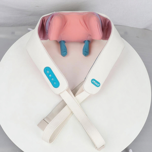 Perangkat Pereda Nyeri Otot Teknologi Pulse dengan Intensitas yang Dapat Disesuaikan, Pijat Bahu dengan Pemanas Termal untuk Leher dan Bahu - Product Image 1
