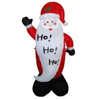 Père Noël gonflable géant de 8 pieds pour décoration extérieure de Noël, Père Noël gonflable pour cour, pelouse, jardin, fête de fin d'année