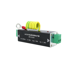 อุปกรณ์ป้องกันไฟกระชาก AC อะลูมิเนียม 10KA AC220V 2A 250V จำกัดแรงดันไฟฟ้า 25ns เวลาตอบสนอง อุปกรณ์ไฟฟ้า - Product Image 3