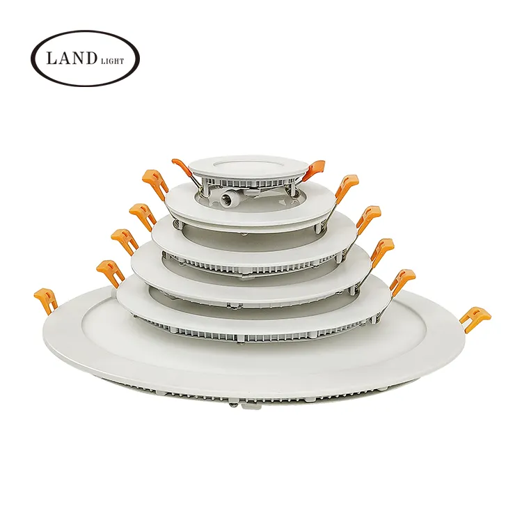 4" Round Led Panel Light With Junction Box Driver Flat Panel Led Light 