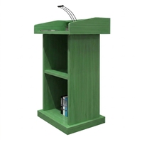 Pupitre de conférence moderne en bois réglable / Plateforme pour bureau, école et hôtel