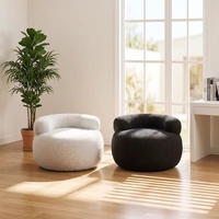 Fauteuil en velours nordique en forme de U pour la maison, le bureau et le salon