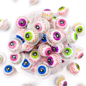 Hot Selling Halal Gummy Eye Balls Soft Candy Sweet Gummy Eyeball Jelly