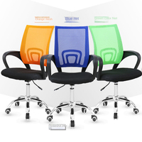 Chaise de Bureau Ergonomique Moderne et Minimaliste, Chaise d'Étudiant à Dossier en Maille Respirante, Pivotante et Réglable en Hauteur