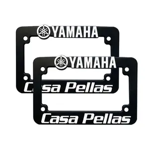 Custom Logo Motorcycle License Plate Frame Motorcycle Number Plate Holder Wholesale Motorcycle License Plate Holder