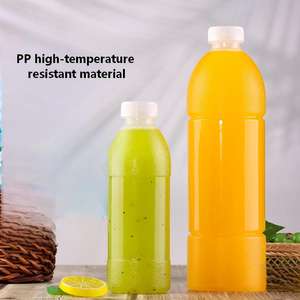고온 저항 반투명 대용량 PP 플라스틱 주스 병 38mm 마개 400ml 500ml 1000ml 1250ml - Product Image 4