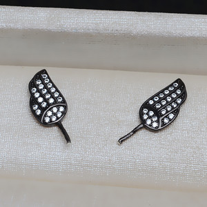 อุปกรณ์ตกแต่งเงินแท้ S925 รูปทรงเอเลี่ยน สำหรับงาน DIY อเนกประสงค์ ใช้เป็นตัวรองรับลูกปัดแบบกลวง สไตล์บาโรก เหมาะสำหรับงานประดิษฐ์ปีกขนาดใหญ่ ปีศาจน้อย และอื่นๆ - Product Image 2