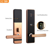 Cerradura de Puerta de Aluminio de Alta Seguridad, Nueva, para Hotel, con Tarjeta de Llave Dorada y Plateada, Aleación de Aluminio, Barata, Venta al por Mayor en China