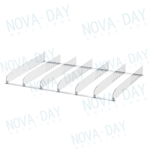 Tủ quần áo chia nhựa Kệ bán lẻ trượt mat <span class=keywords><strong>Modular</strong></span> ngăn trọng lực thức ăn thiết kế nhựa Kệ ngăn - Product Image 2