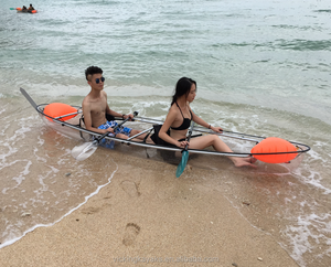 เรือโปร่งใสเรือแคนูเรือแคนูยอมรับโลโก้ที่กําหนดเอง 3 ชิ้นเรือแคนูโรงงานขายส่ง <span class=keywords><strong>2</strong></span> คนทะเลสาบและแม่น้ําสีขาว <span class=keywords><strong>2</strong></span> ปี - Product Image 5