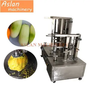 Otomatik papaya soyma makinesi/çift kafaları hindistan cevizi soyucu/kabak soyma makinesi