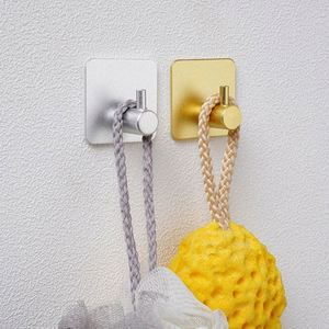 Adhesive Wall Hooks Door Key Clothes Coat Hanger Hook Bathroom Robe Towel Holder Organizer Hanging Hook Shelf <b>Kitchen</b> Hardware - Product Image 5
