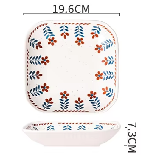8-inch square plate