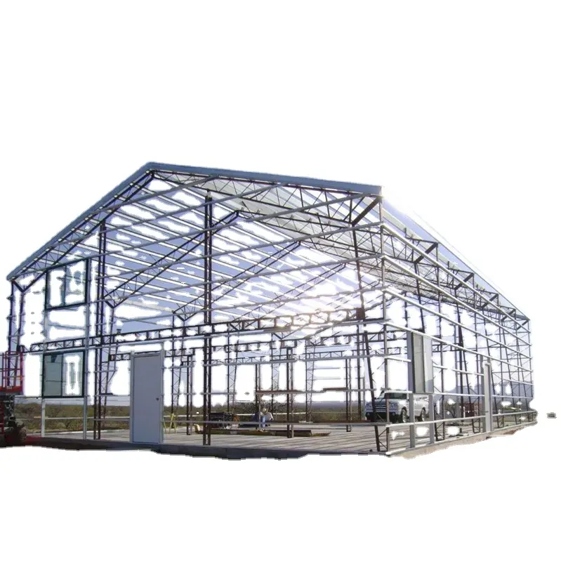 Industrial Hall Steel Structure Prefab Metal Warehouse Building